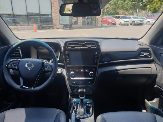 쌍용자동차 티볼리 리스펙.<장우진 기자>